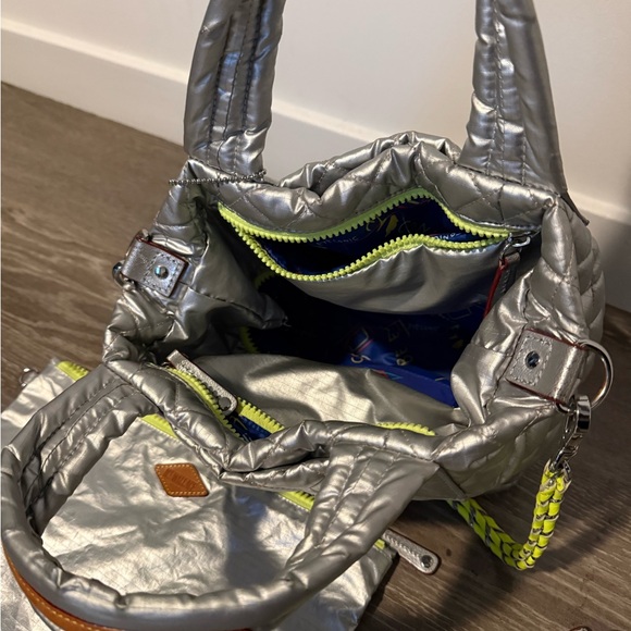 MZ WALLACE x BeEyeConic Silver Mini Metro (Limited Edition) - Picture 4 of 9